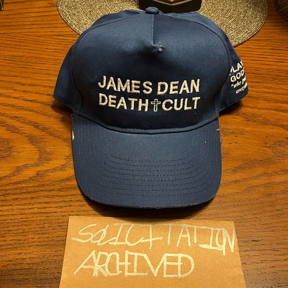 James Dean Death Cult cap *SIGNED* - Picture 2 of 8
